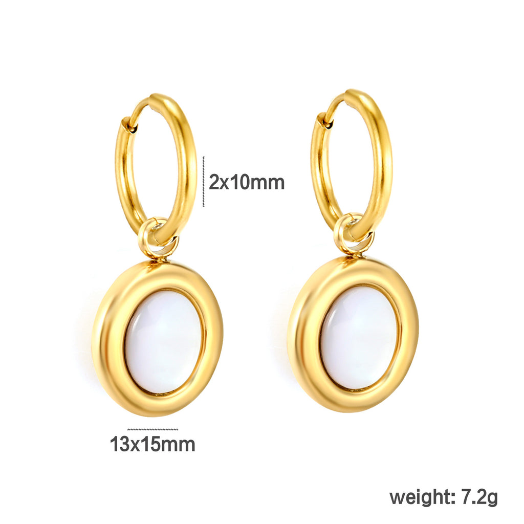 Damen Ohrhänger mit elegantem Design und schimmernden Perlen Shop Nory