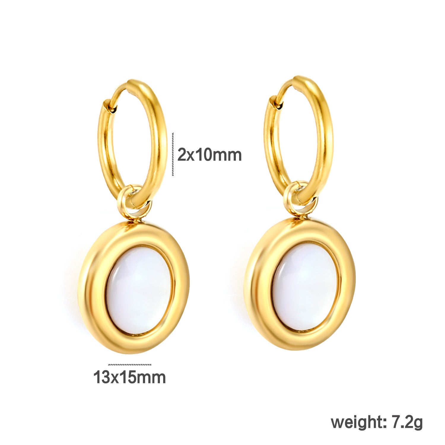 Damen Ohrhänger mit elegantem Design und schimmernden Perlen Shop Nory