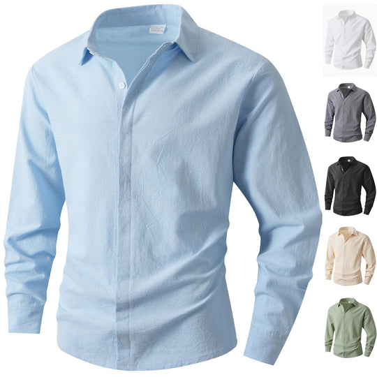 Herren Elegantes Casual-Hemd mit Slim-Fit Schnitt