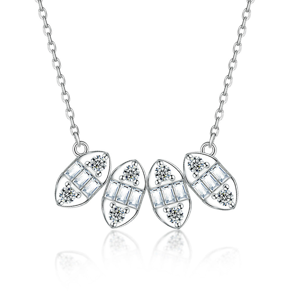 Damen Halskette mit unendlichem Symbol und funkelndem Zirkonia-Besatz Shop Nory 1779565410
