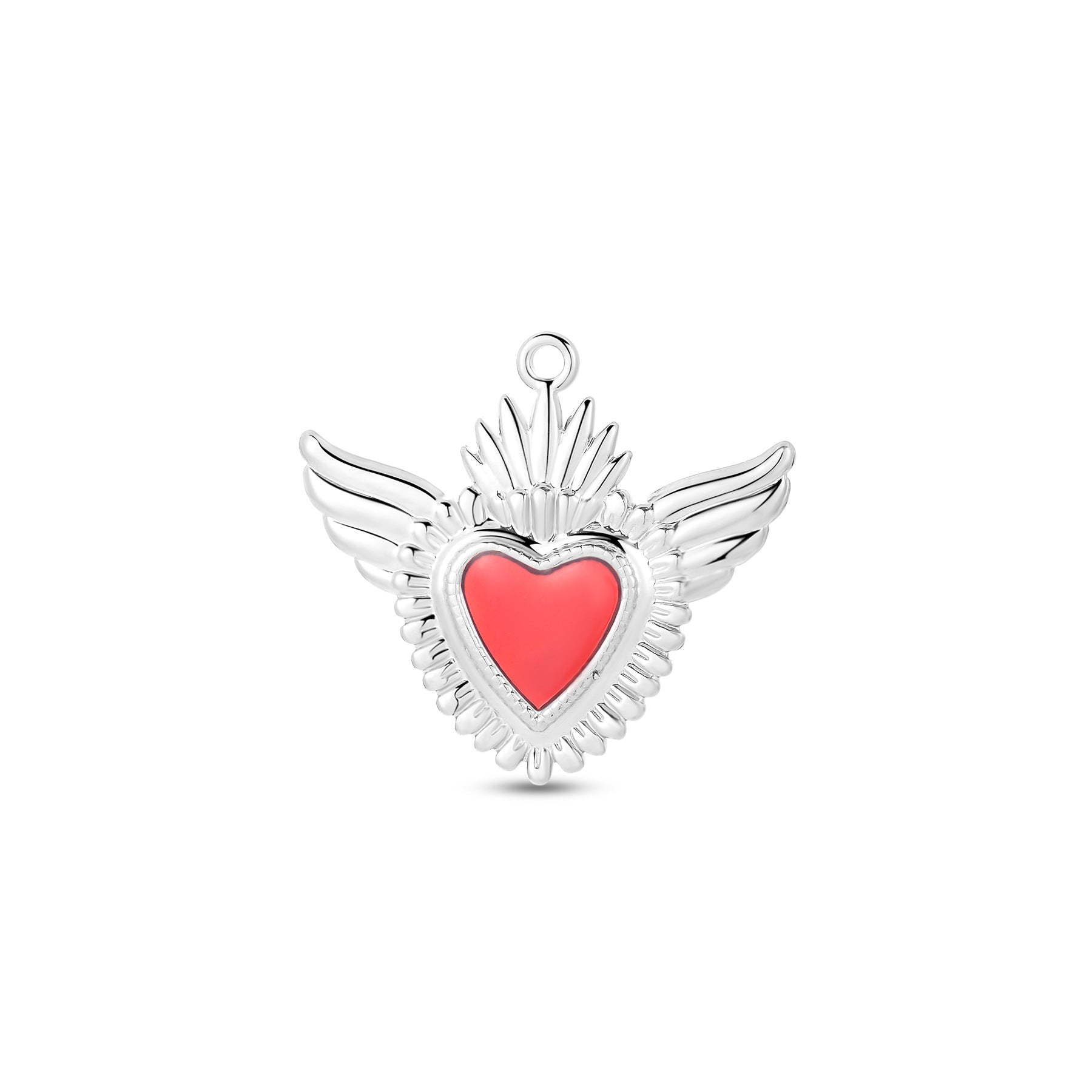 Damen Geschenk Anhänger in Herzform mit strahlendem Goldrahmen Shop Nory