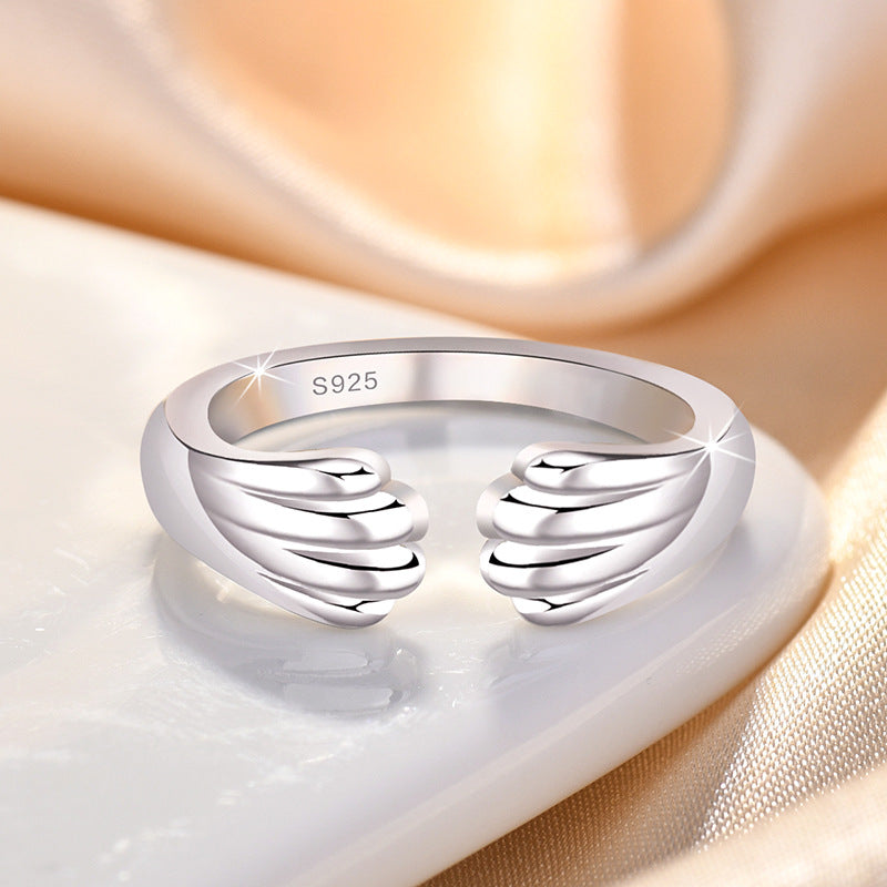 Damen Moderner Ring mit geschwungenem Design Shop Nory