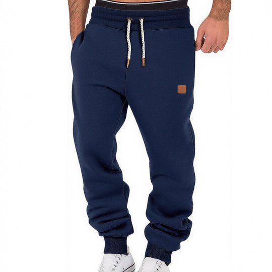 Herren Relax-Fit Fleece-Jogginghose mit Bündchen und Kordelzug Shop Nory
