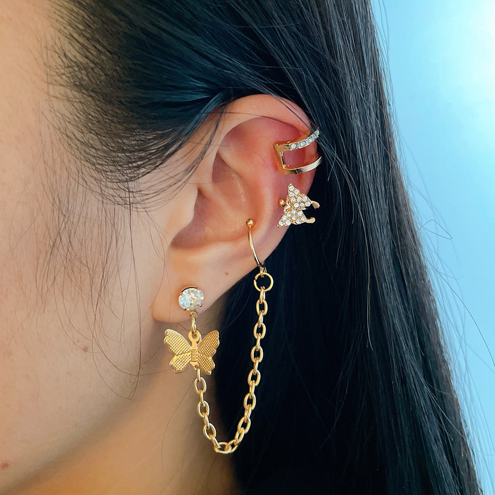 Damen Ohrschmuck mit kreativen Schmetterling-Designs Shop Nory