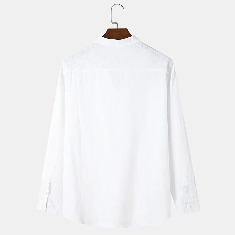 Damen lässige Leinenbluse