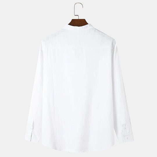 Damen lässige Leinenbluse