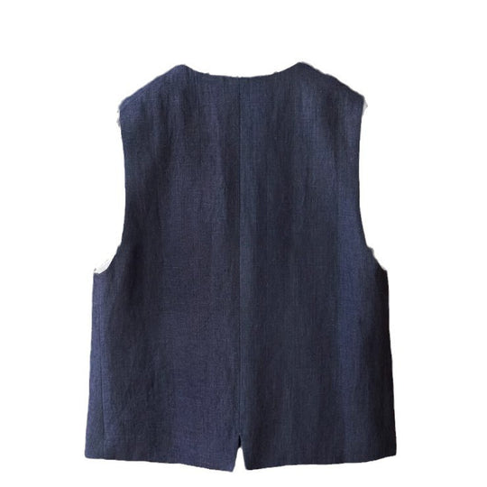 Damen Modische Leinenweste Shop Nory