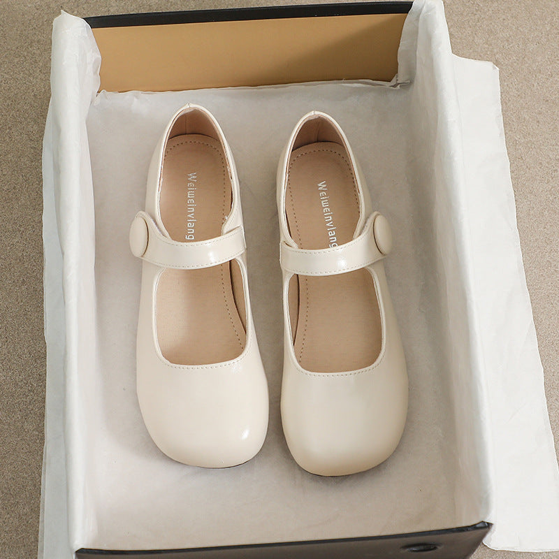 Damen Mary Jane Schuhe mit Verstellbarem Riemen und Komfortablem Fußbett