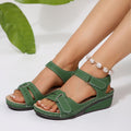 Damen Riemchen-Sandalen mit verstellbarem Klettverschluss und ergonomischer Sohle
