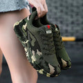 Damen Sportliche Hochleistungs-Sneakers mit ausgefeilter Camouflage-Optik Shopnory
