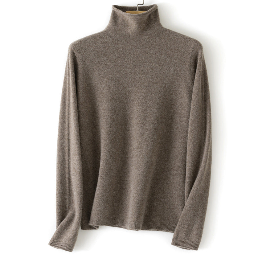 Damen Feinstrick Rollkragenpullover aus Kaschmirmischung leicht oversized Shop Nory