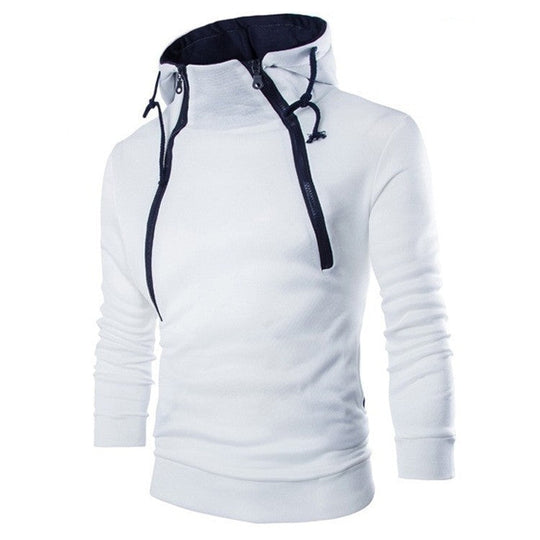 Herren moderne Kapuzenpullover mit praktischem Reißverschluss