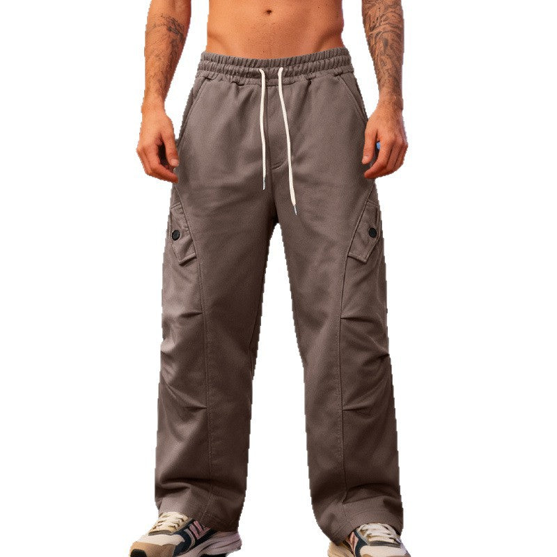 Herren Oversize-Cargo-Hose im Utility-Streetwear-Look mit Tunnelzug und Klappentaschen Shop Nory