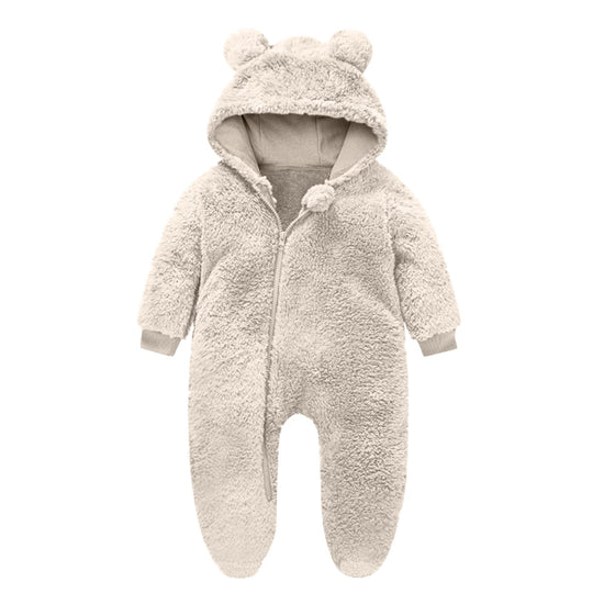 Kleinkind Fleece Overall mit Bärenohren