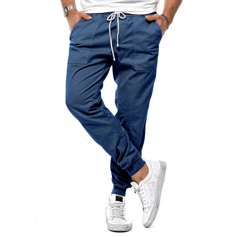 Herren Cargo-Jogginghose mit elastischem Bund und praktischen Taschen