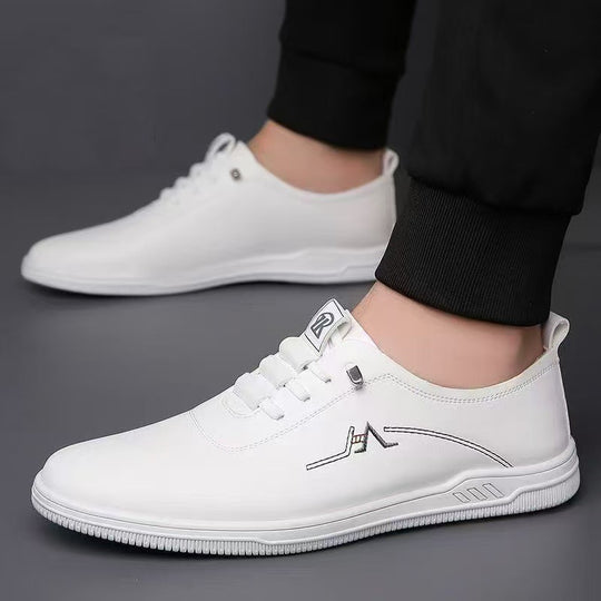 Herren Eleganter leichter Schnür-Casualschuh mit Lederoptik Shop Nory