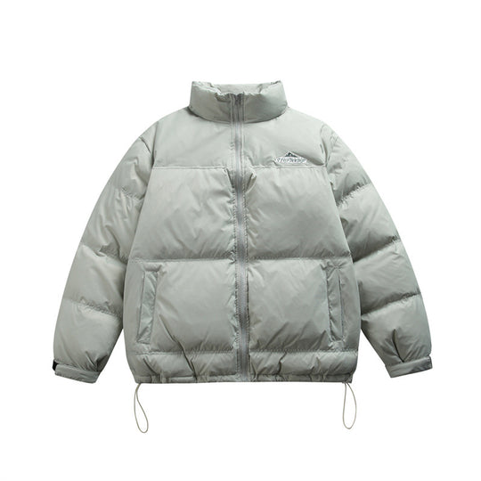 Unisex Boxy-wattierte Thermojacke mit Kordelzugsaum und Stehkragen Shop Nory