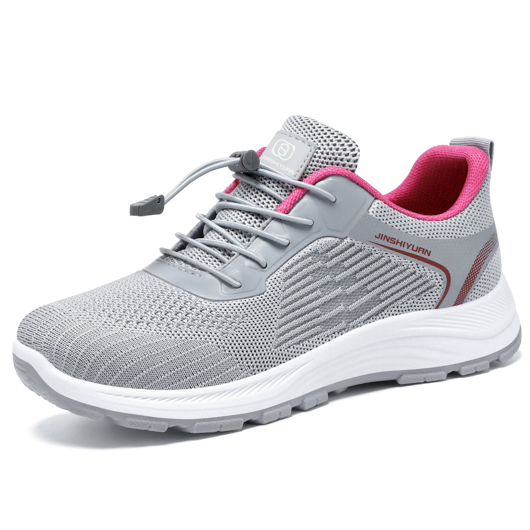 Damen nan leichter atmungsaktiver Strick-Walking-Sneaker mit Schnellzug-Kordel und gedämpfter EVA-Zwischensohle Shop Nory