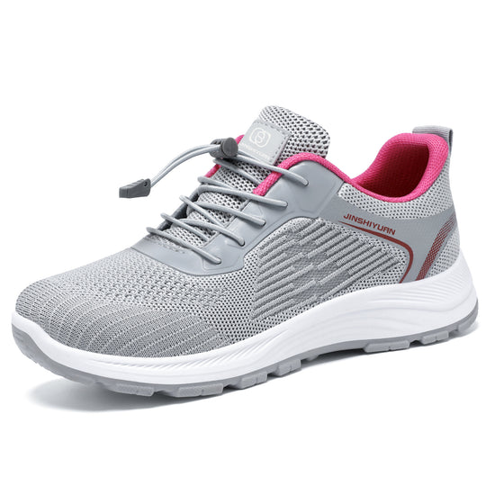 Damen nan leichter atmungsaktiver Strick-Walking-Sneaker mit Schnellzug-Kordel und gedämpfter EVA-Zwischensohle Shop Nory