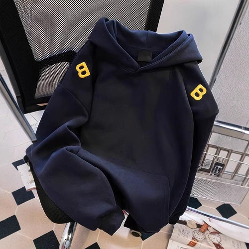 Unisex Urbaner Kapuzenpullover mit großem Druck Shop Nory