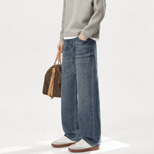 Damen Hochtaillierte gerade-geschnittene verkürzte Jeans Shop Nory