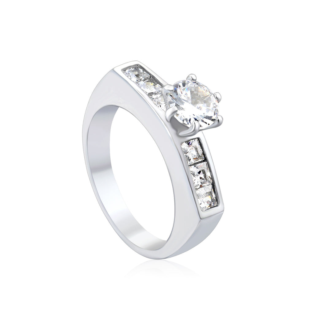 Damen Ring mit kunstvollem Zirkonia-Design Shop Nory