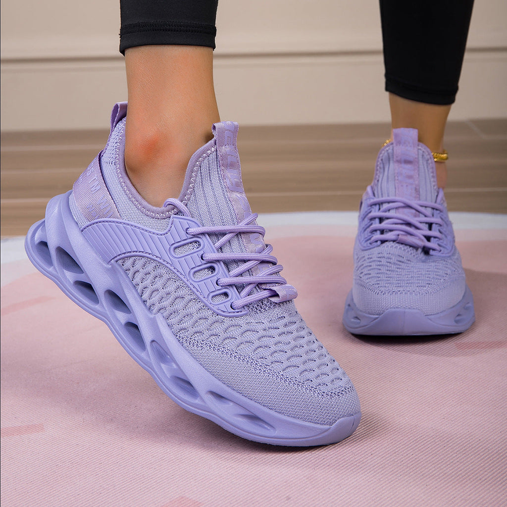 Damen Atmungsaktive Laufschuhe mit elastischem Obermaterial und griffiger Sohle ShopNory