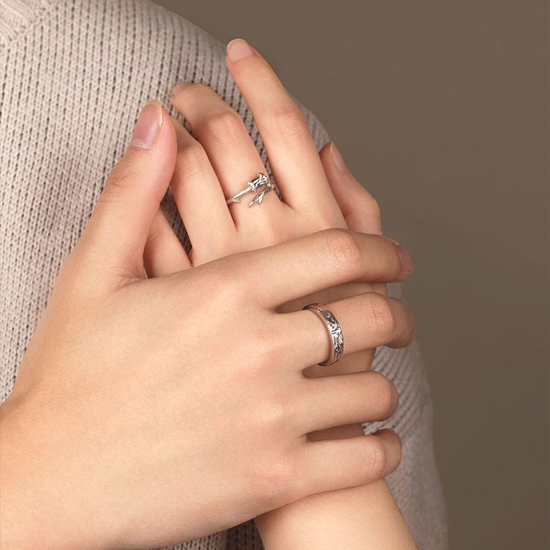 Damenring mit kunstvollem Rosen-Design und filigranen Details Shop Nory