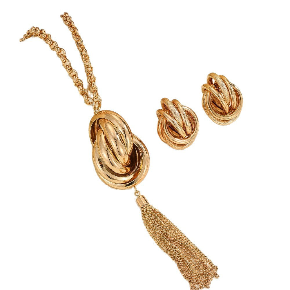 Damen Schmuckset mit kunstvollem Knoten-Design Shop Nory