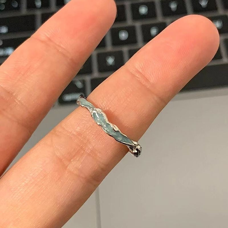 Damen Offener Ring mit künstlerischem Design Shop Nory
