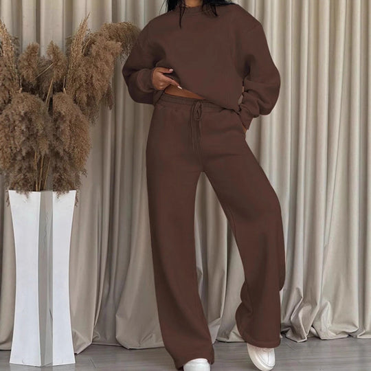 Damen nan lässiges Oversize Sweatshirt und weite Jogginghose Set Shop Nory