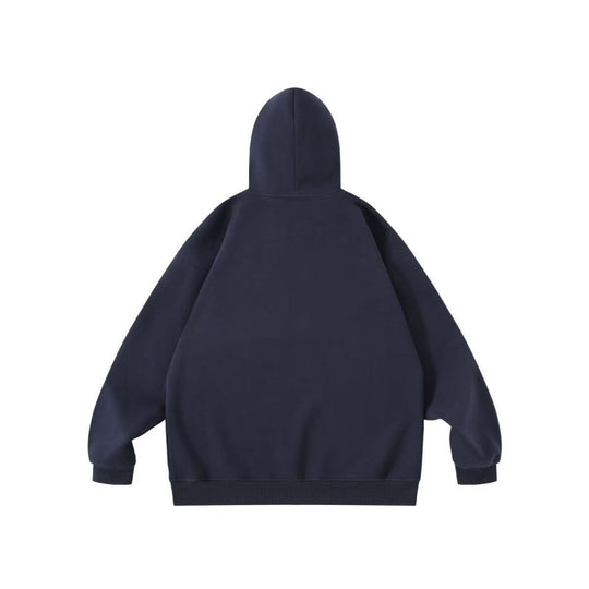 Unisex Oversize-Kapuzenpullover mit Statement-Print und Kängurutasche Shop Nory