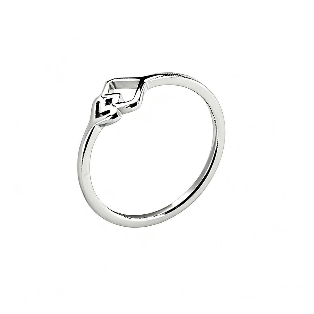 Damen Ring mit kunstvollem, minimalistischen Design Shop Nory