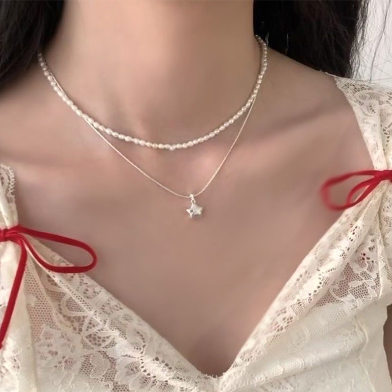 Damen Sternanhänger mit zartem Kettendesign Shop Nory