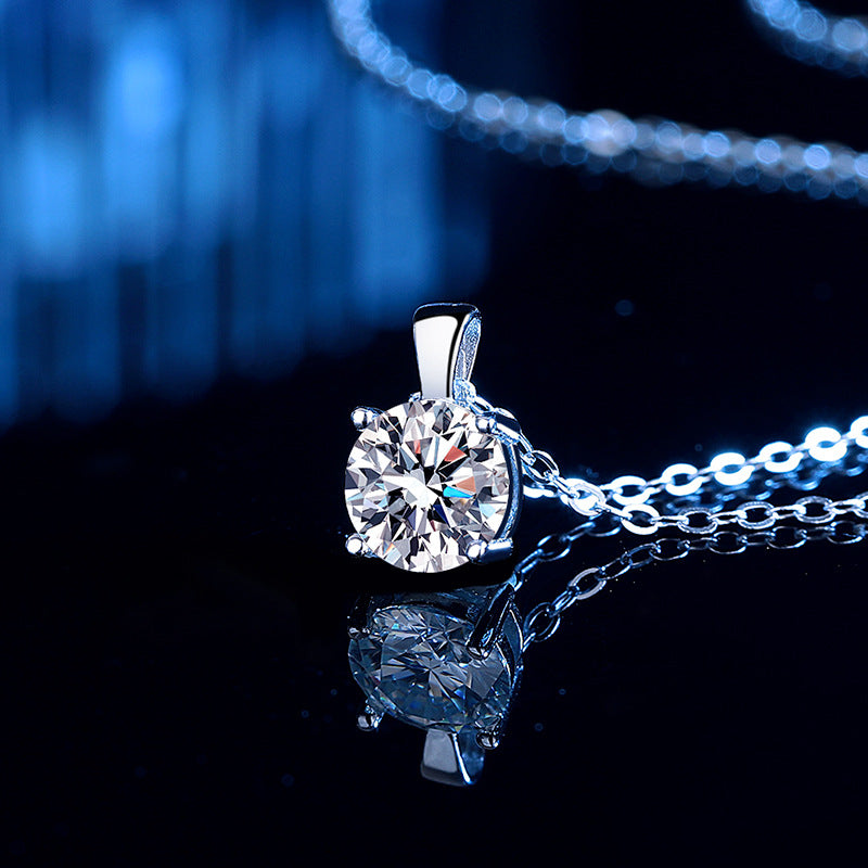 Damen Halskette mit funkelndem Zirkonia-Anhänger und hochwertiger Verarbeitung Shop Nory