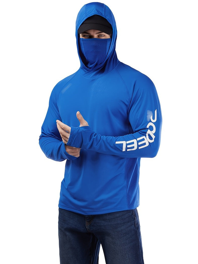 Herren Sportliches Langarmshirt mit Kapuze