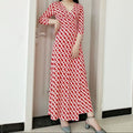 Maxikleid mit V-Ausschnitt