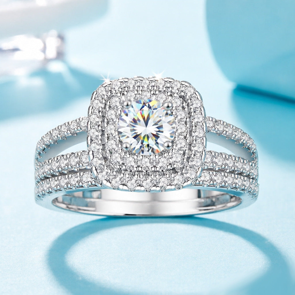 Damen Eternityring mit funkelndem Zirkonia-Besatz Shop Nory