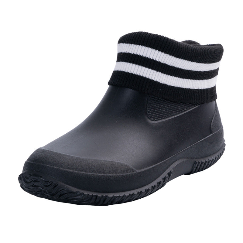 Herren Kurzschaftige wasserdichte Gummistiefelette mit griffiger Profilsohle Shop Nory