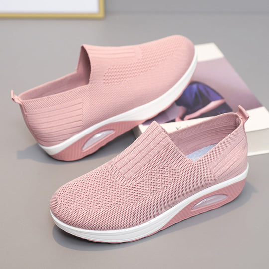 Damen Bequeme und luftige Slip-On Sneaker mit Dämpfungstechnologie