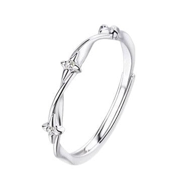 Damen filigraner Ring mit stilvollen Zierakzenten Shop Nory