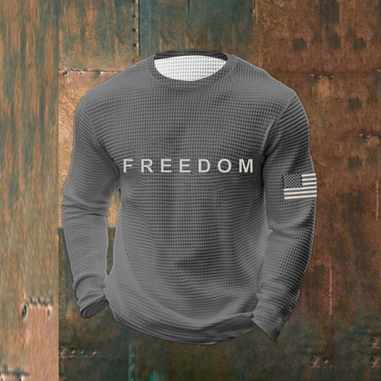 Herren Lässiger Sweatshirt mit Statement Print Shop Nory