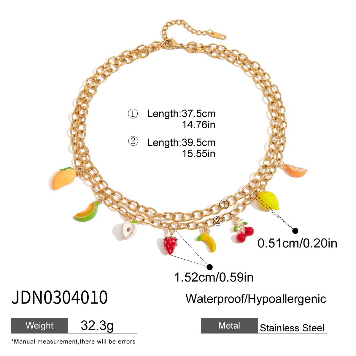 Damen Accessoire-Armband mit bunten Früchten und maritimen Anhängern Shop Nory