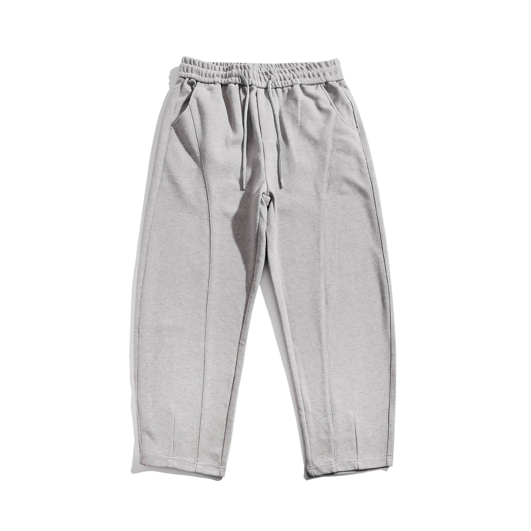 Damen Cropped-Joggerhose mit Ziernähten, hohem Elastikbund und Eingrifftaschen Shop Nory