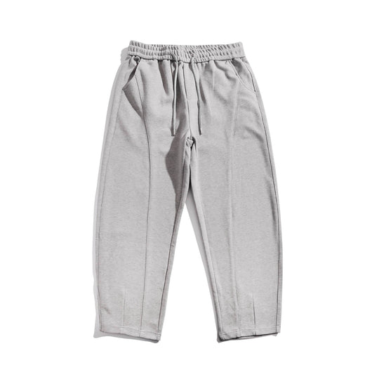 Damen Cropped-Joggerhose mit Ziernähten, hohem Elastikbund und Eingrifftaschen Shop Nory