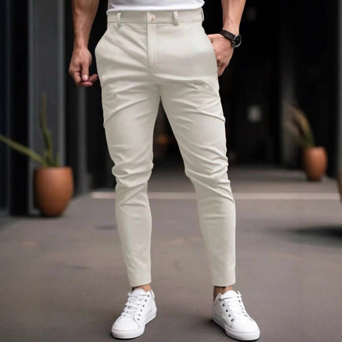 Herren Chinohose Slim Fit mit Seitentaschen