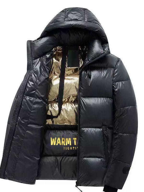 Herren wattierte Thermo‑Steppjacke mit Kapuze und Wärme‑Reflexfutter Shop Nory