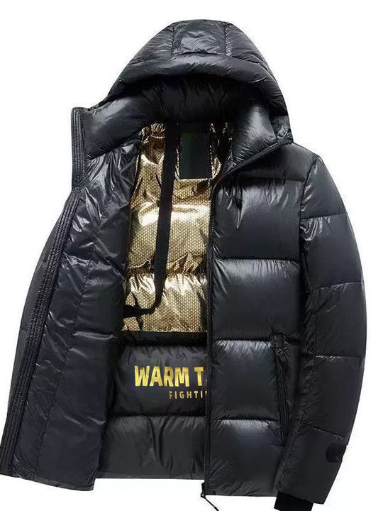 Herren wattierte Thermo‑Steppjacke mit Kapuze und Wärme‑Reflexfutter Shop Nory
