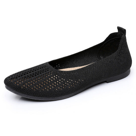 Damen Komfortable Ballerinas mit atmungsaktiver Netzstruktur und weichem Innenfutter