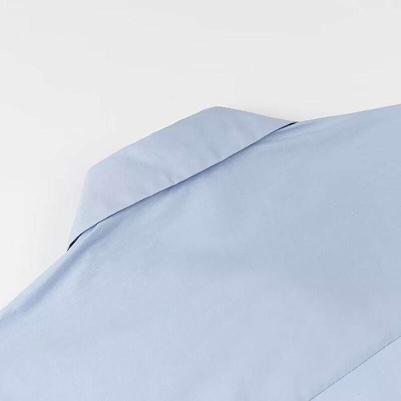 Damen Rüschen-Hemdbluse mit Kentkragen und lockerer Passform Shop Nory